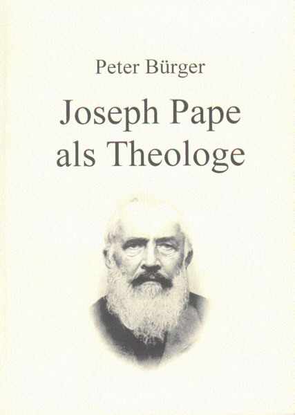 Josef Pape als Theologe